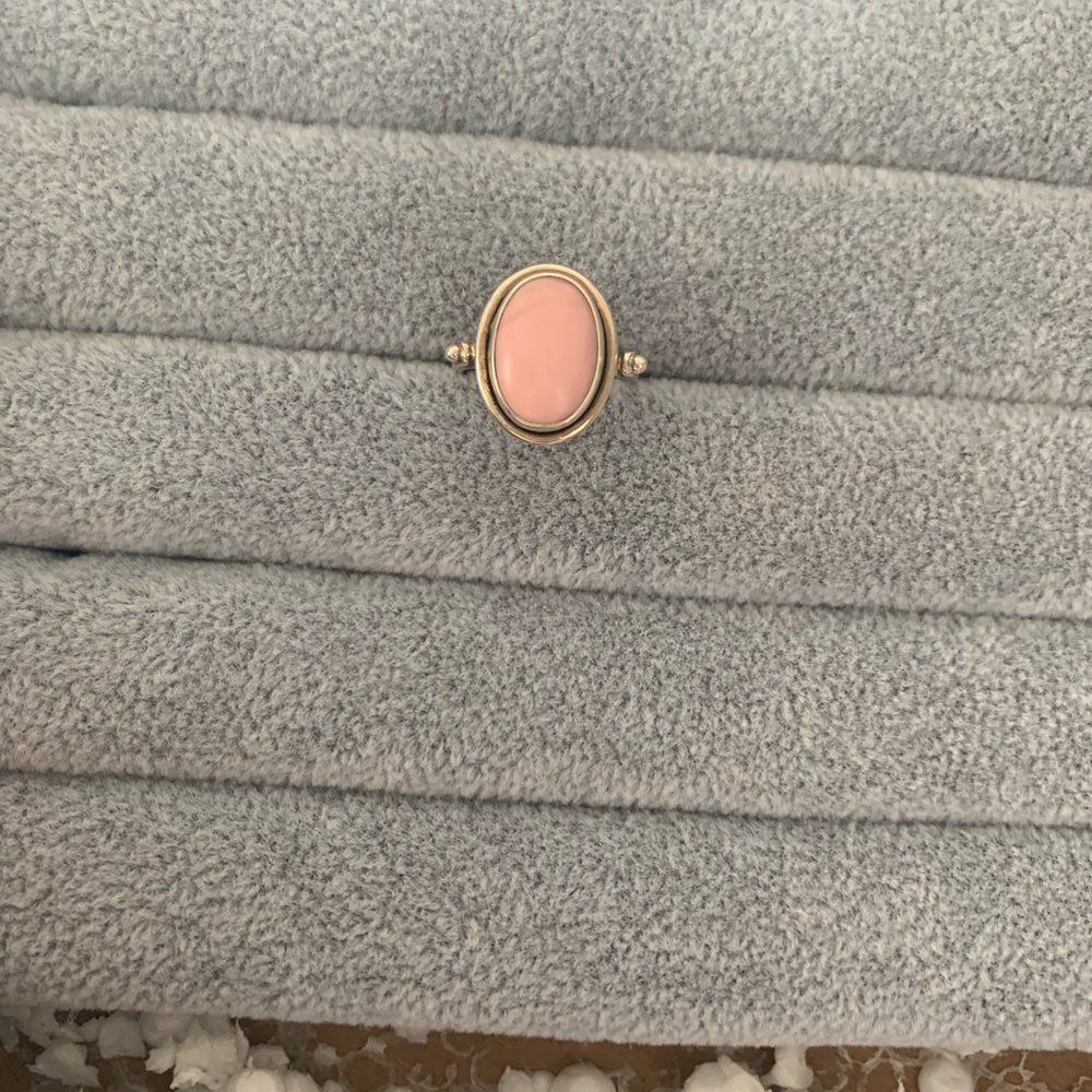 Pink Opal statement ring - Picture 2 of 4